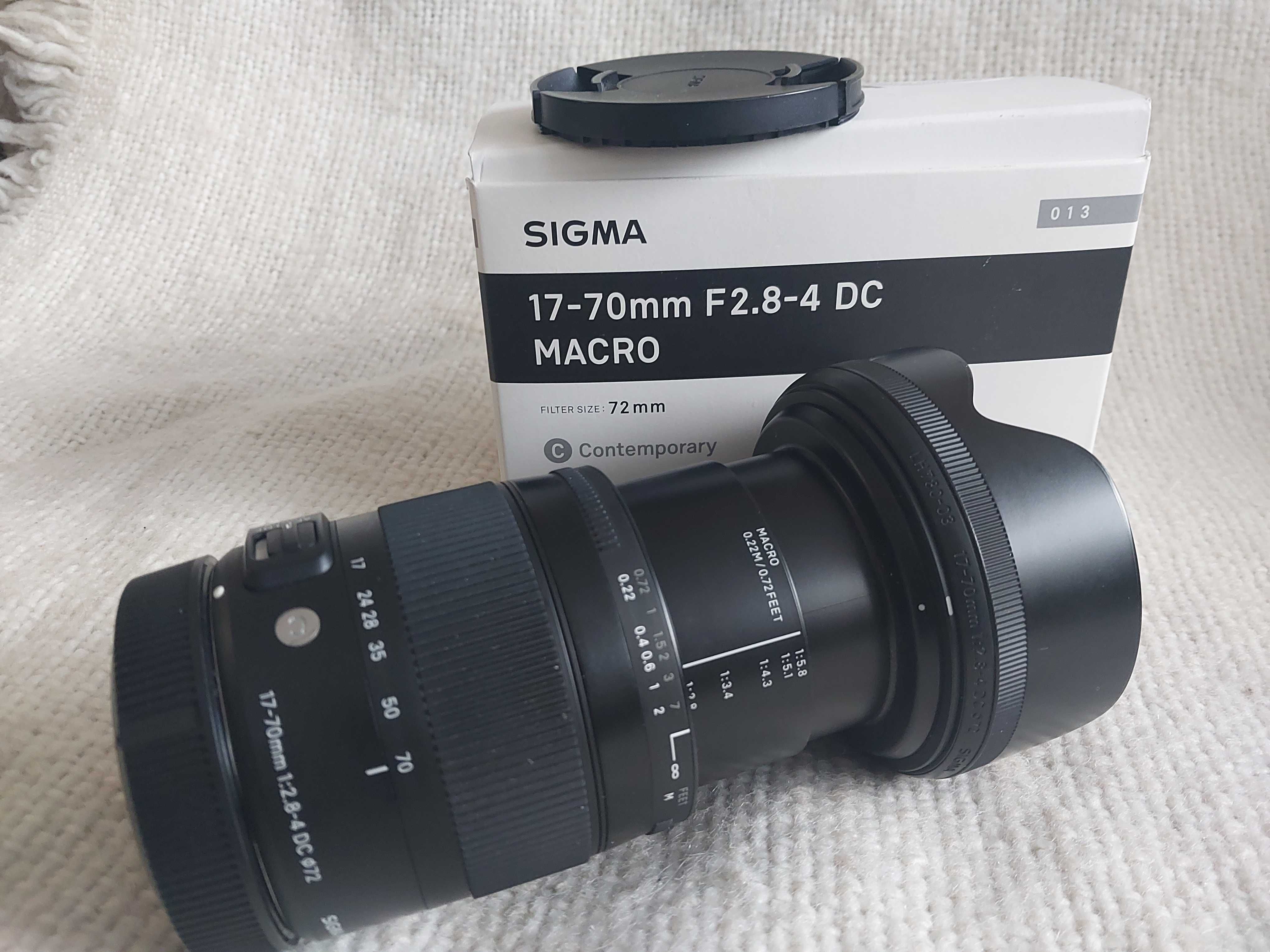 Sigma C 17-70 2.8- 4 canon