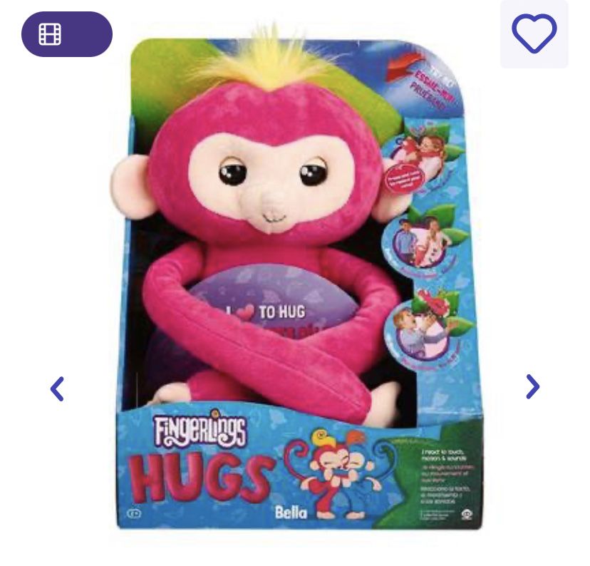 Інтерактивна іграшка Fingerlings Hugs Мавпа Kiki з США Kiki