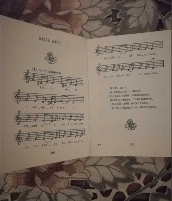 "Ходить сонко по вулиці". Українські народні колискові пісні з нотами.