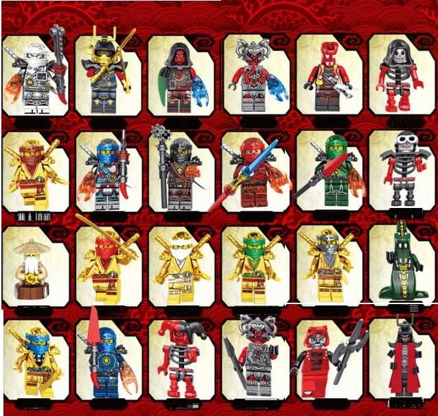 Bonecos minifiguras Ninjago nº86 (compatíveis com Lego)