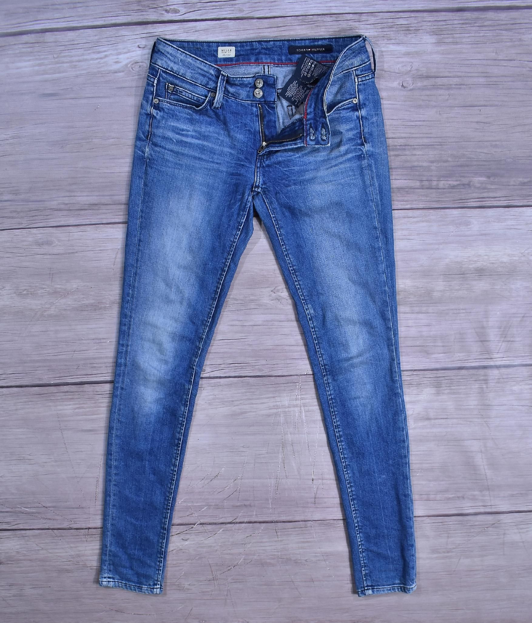 Tommy Hilfiger Milan Slim Fit Jeansy W25 L32