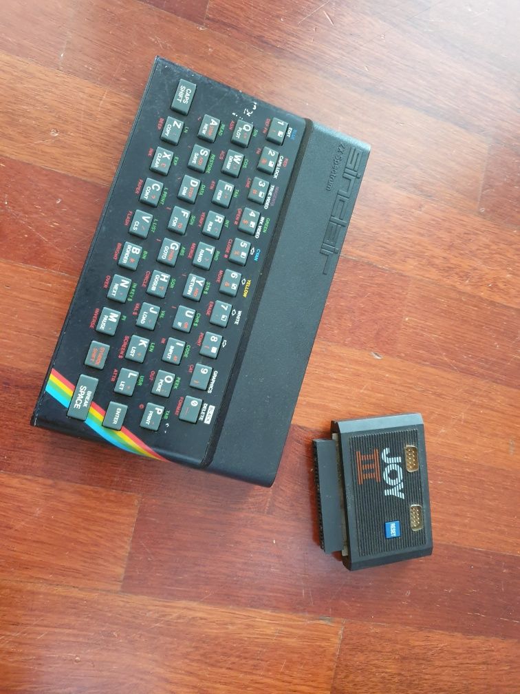 Zx spectrum com adaptador de joystick