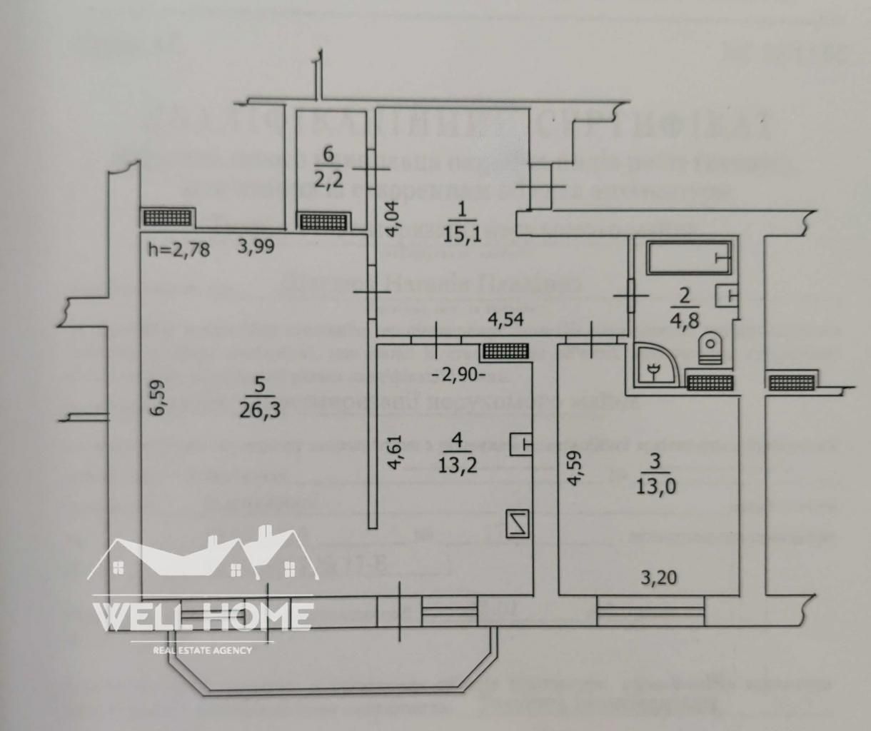 Продаж 2к квартири, вул.  Київський шлях, 1Д, м. Бориспіль