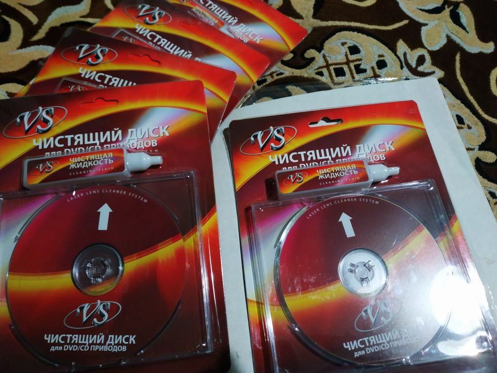 Чистящий диск VS для CD/DVD приводов.Новый.