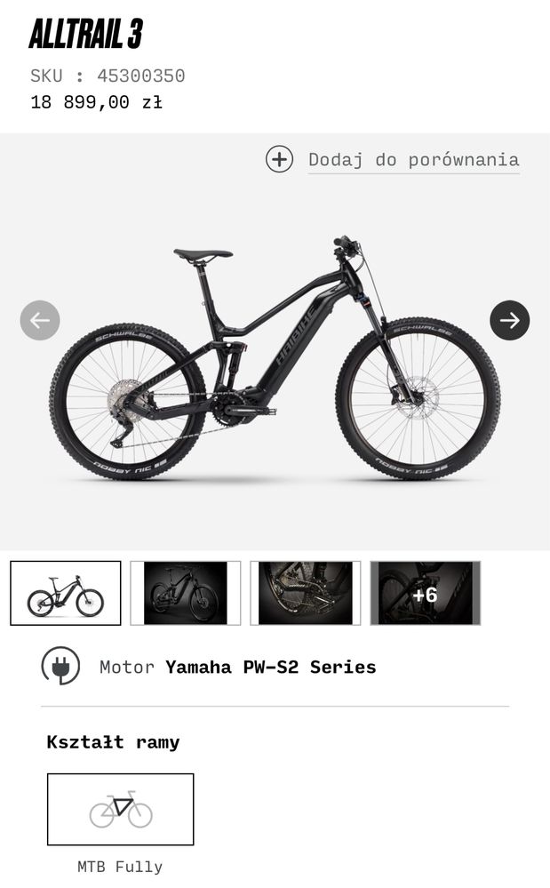 Rower elektryczny górski haibike alltrail 3