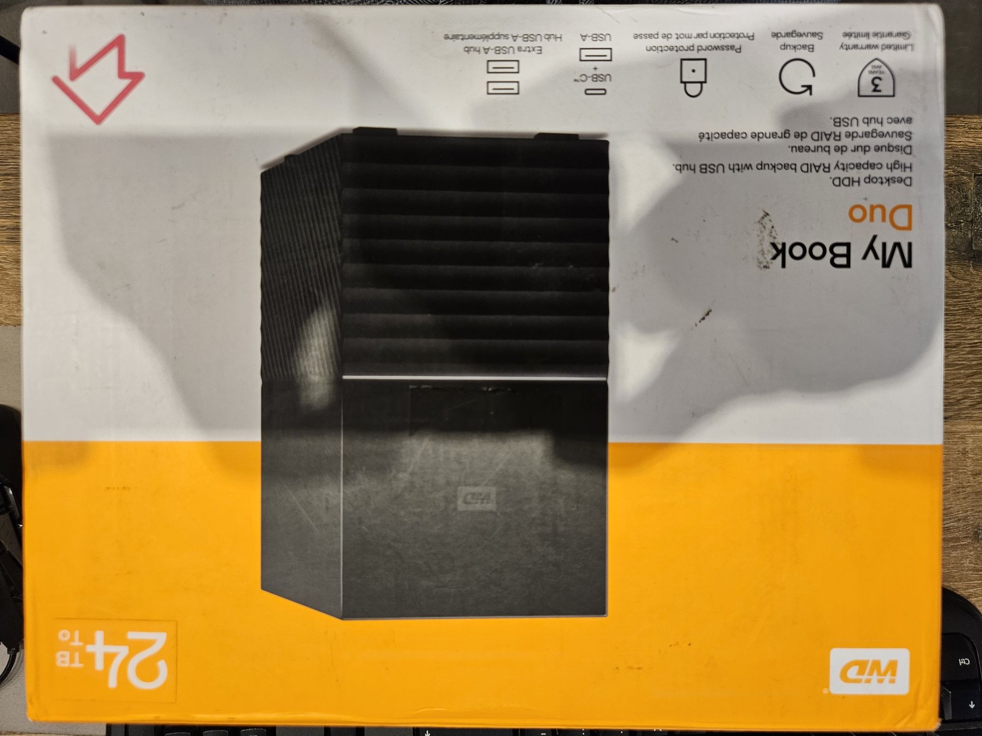 WD My Book Duo 24TB - Novo c/garantia