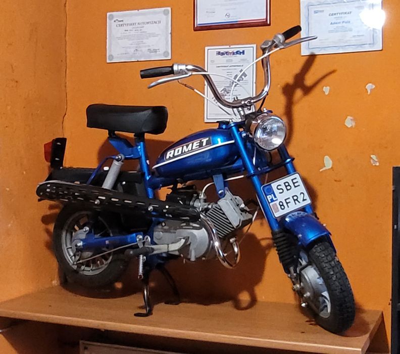 Motorynka m2 przejściówka odbudowana zarejestrowana