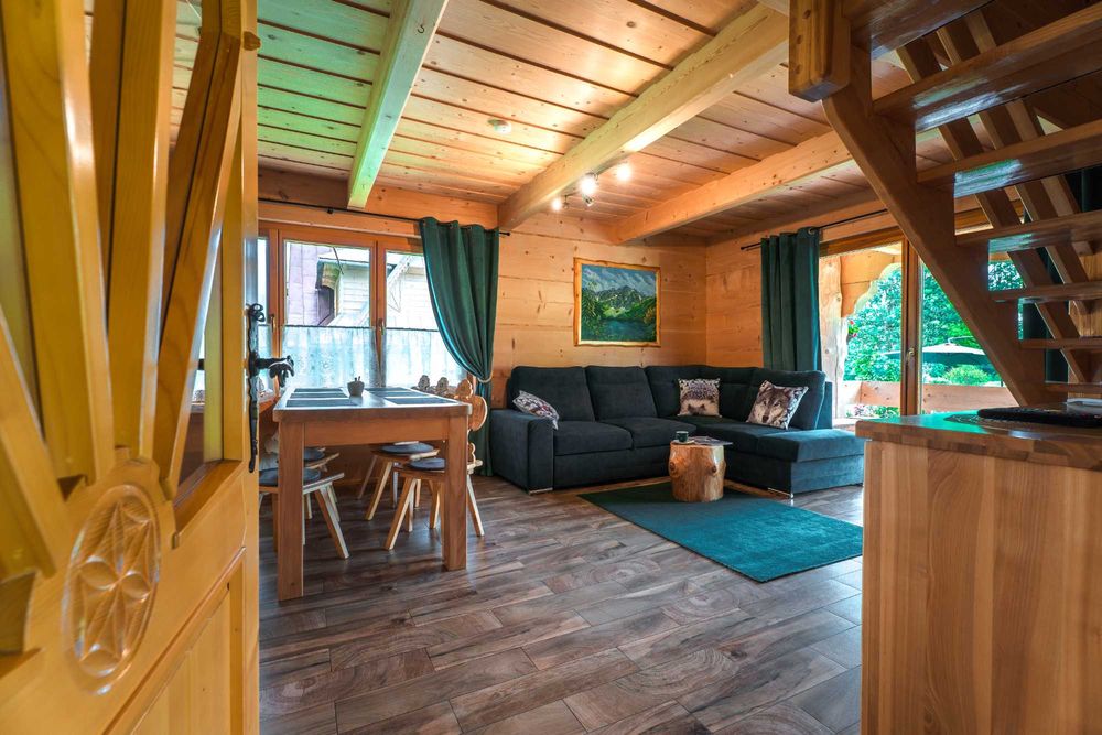 Domek w górach [domek z bali,Kościelisko,Zakopane,góry,wakacje  )