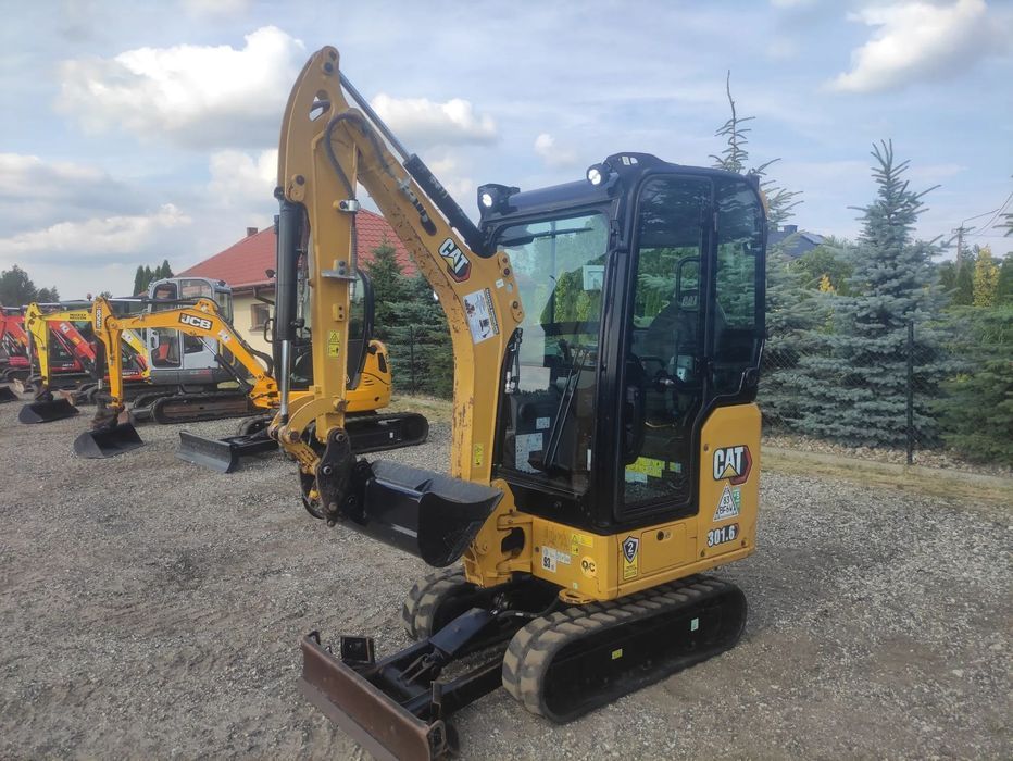 Caterpillar CAT 301.6 2022r 670mtg JCB 8026  Kubota 61-3  Yanmar SV 26