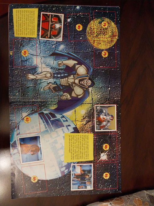 Caderneta Saban’s VR Troopers, Panini, antiga, vintage