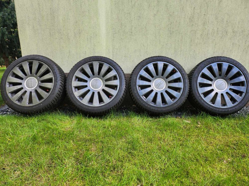 Felgi 19 Audi 5x112 A8 D3 Słoneczka Dunlop winter sport 5 255/40r19