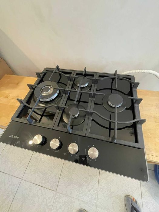 Placa de Gás Vidro Encastrar Becken