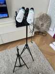 Statyw plus lampa studyjna żarówka