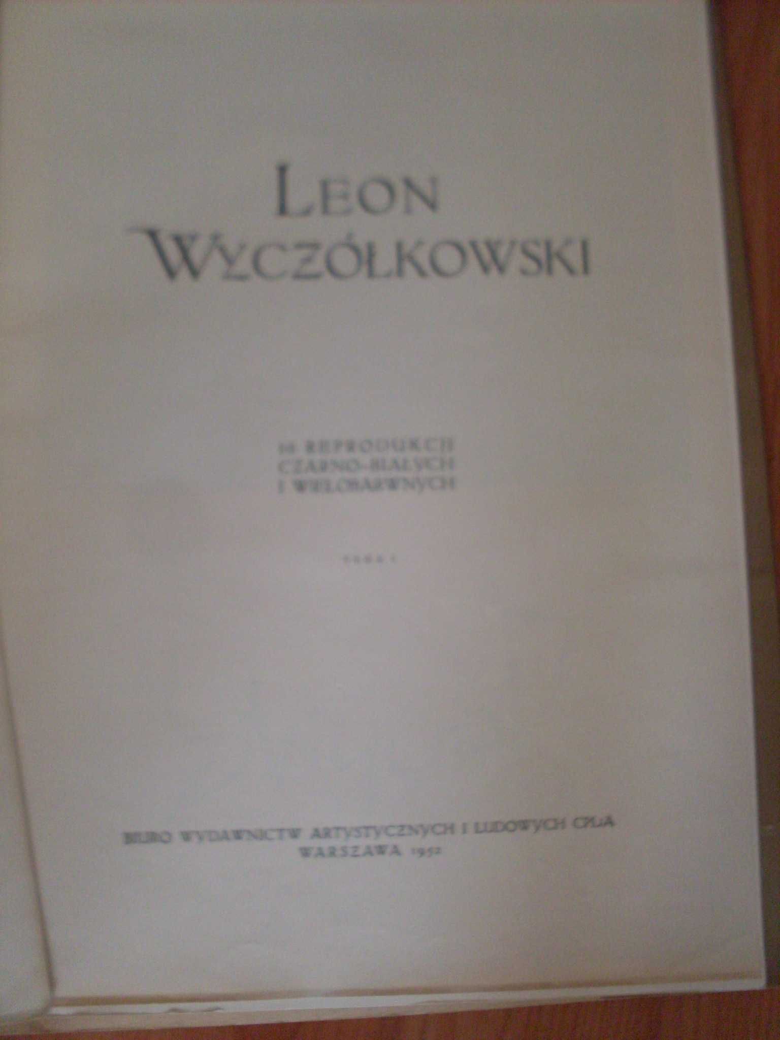 Leon Wyczółkowski teka I i II reprodukcja 1952 r