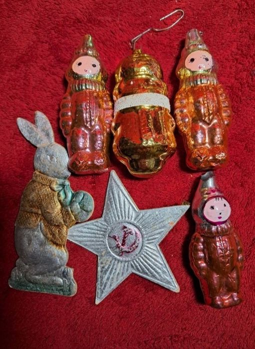 Новогодние ёлочные игрушки СССР