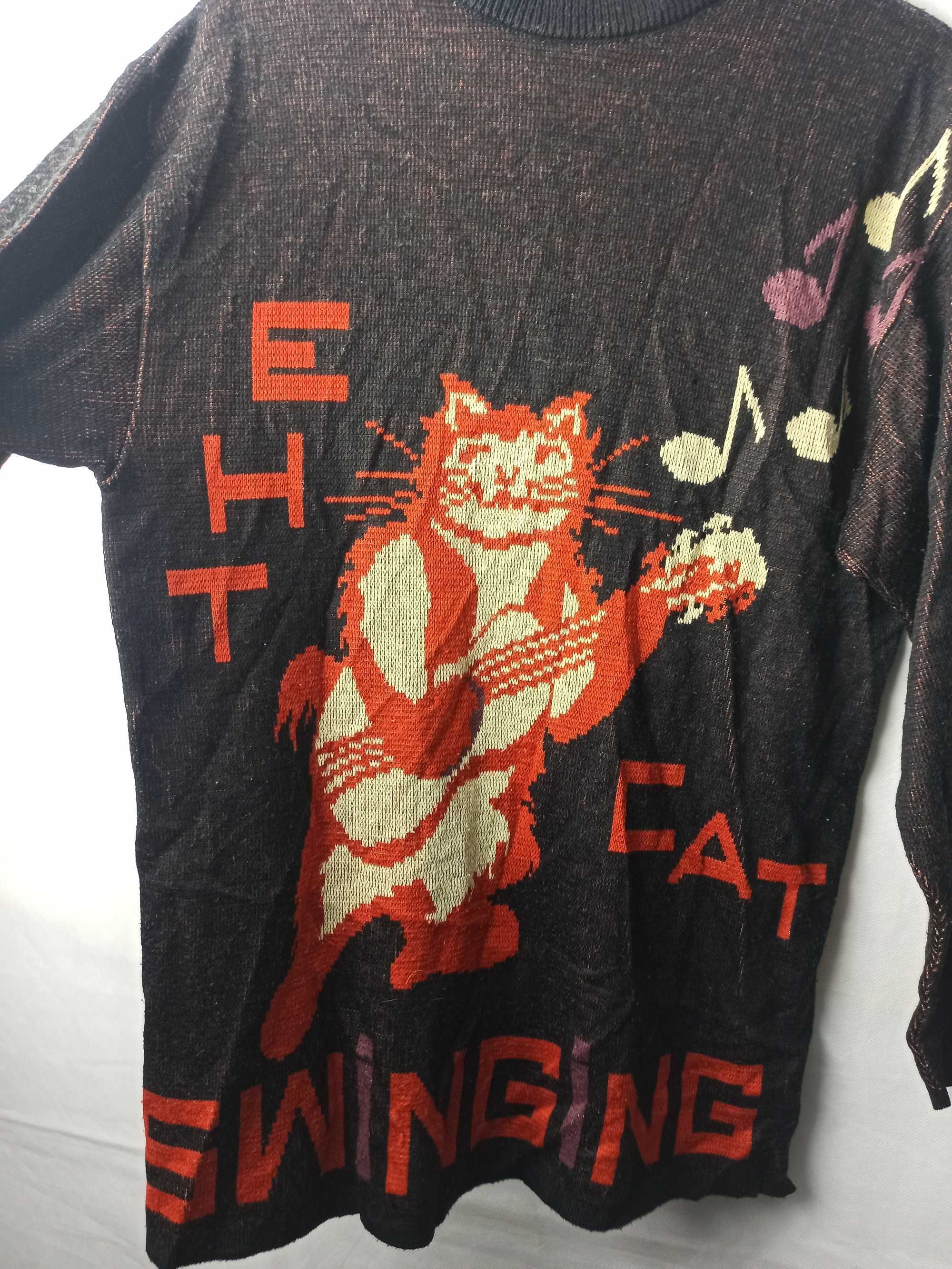 The Swinging Cat Vintage 90s Jumper długi sweter