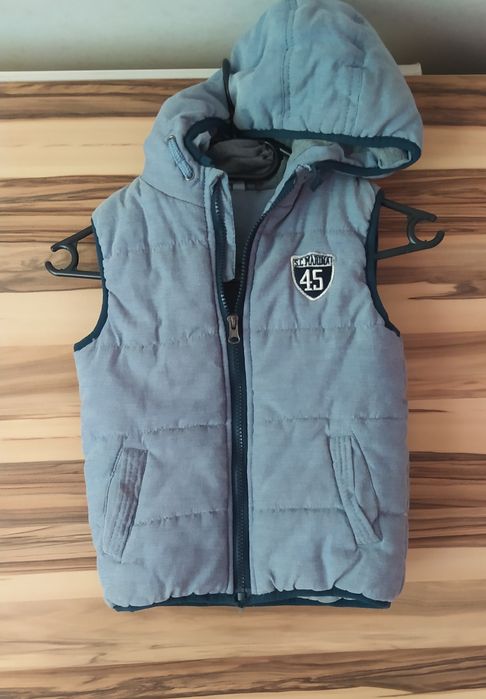 Ocieplacz bezrękawnik dla chłopca 110
