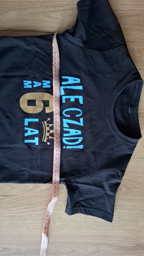 Koszulka ALE CZAD MAM 6 LAT, rozm. 128