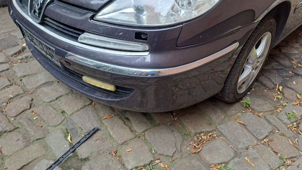 Listwa lewa chrom hokej zderzaka Peugeot 807 lift.