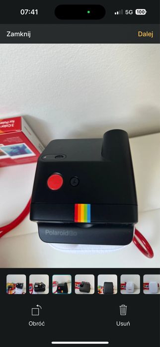 Aparat Polaroid Go black czarny etui filtry