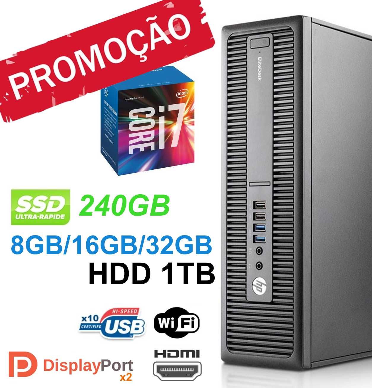 HP 800 G2 - RAPIDÍSSIMO - i7 4.00GHZ 8 a 64GB - SSD 240GB - DESDE: