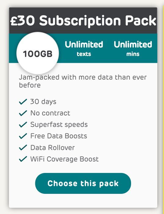 EE UK +44 Starter England SIM Card Prepaid + 4.65 GBP UK 100 GB