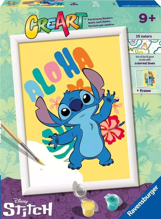 CreArt dla dzieci: Disney Stitch. Ravensburger. Nowy Produkt