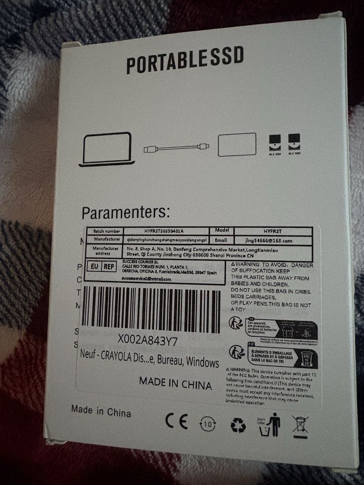 Sprzedam Portablessd 2tb