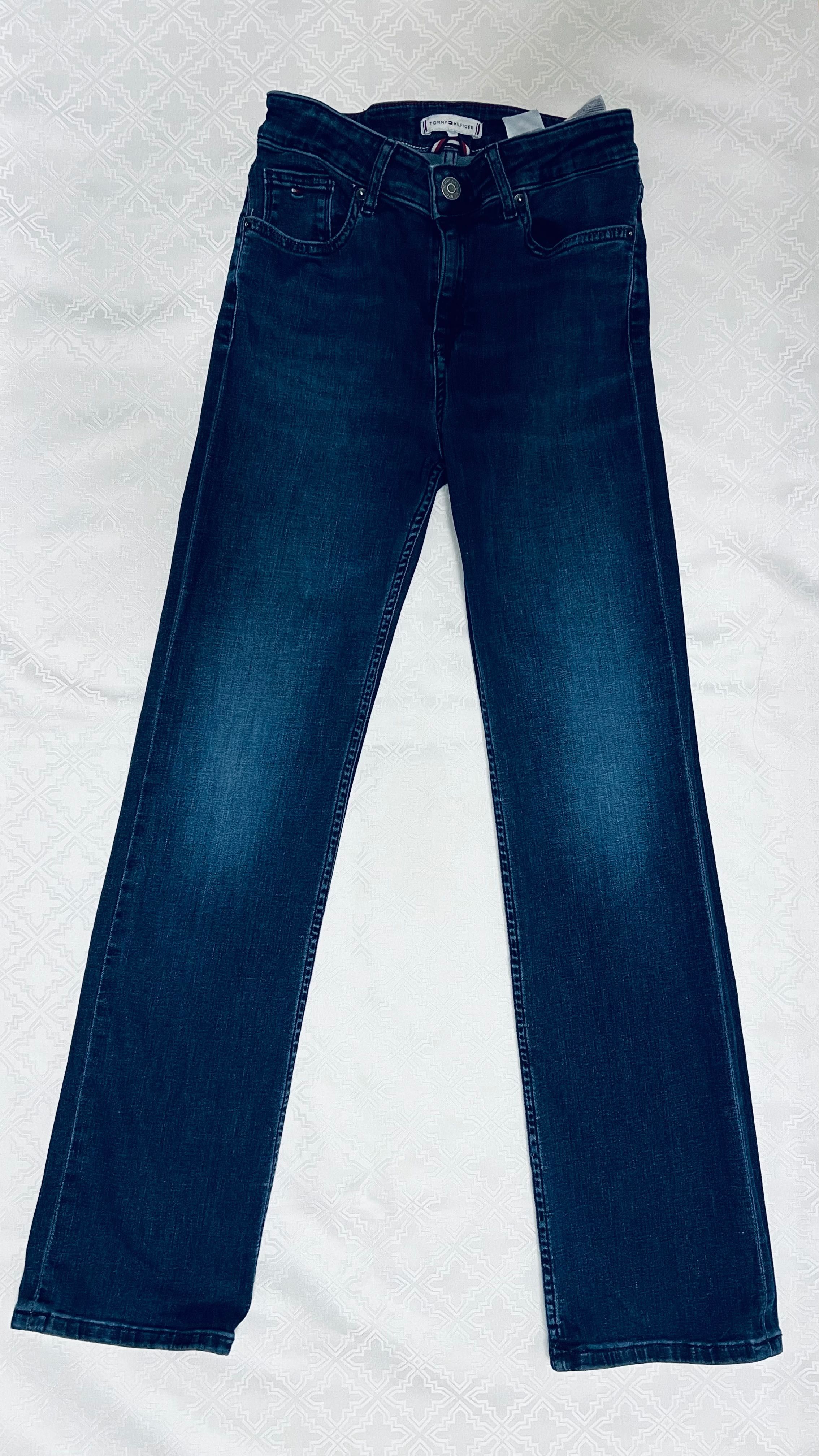 Tommy Hilfiger TH spodnie dżinsy jeans regular proste 164 cm 14 lat