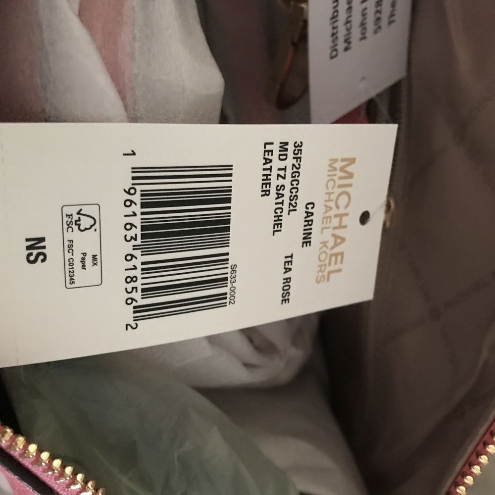 Mala Michael Kors pele/estrear com etiqueta pregada