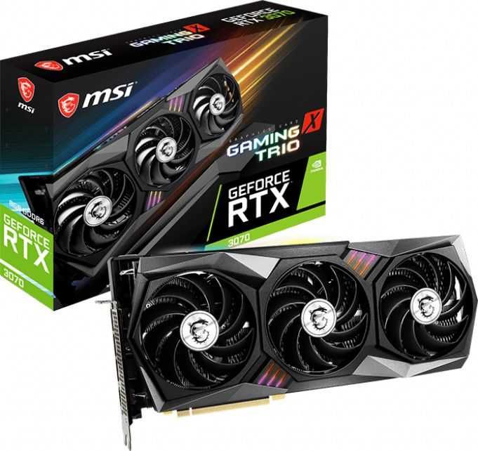 Karta graficzna | RTX 3070 MSI TRIO X | 8GB GDDR6  | TOPOWY MODEL!