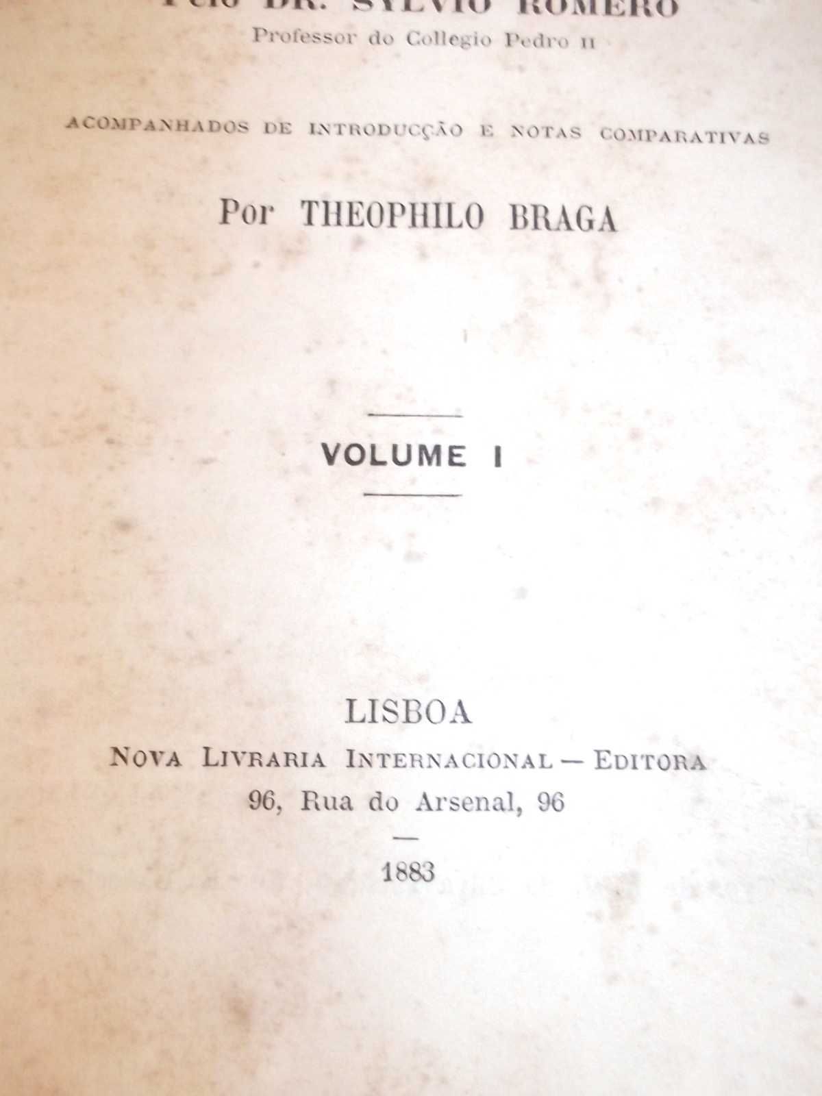 Livro Cantos Populares do Brasil Silvio Romero