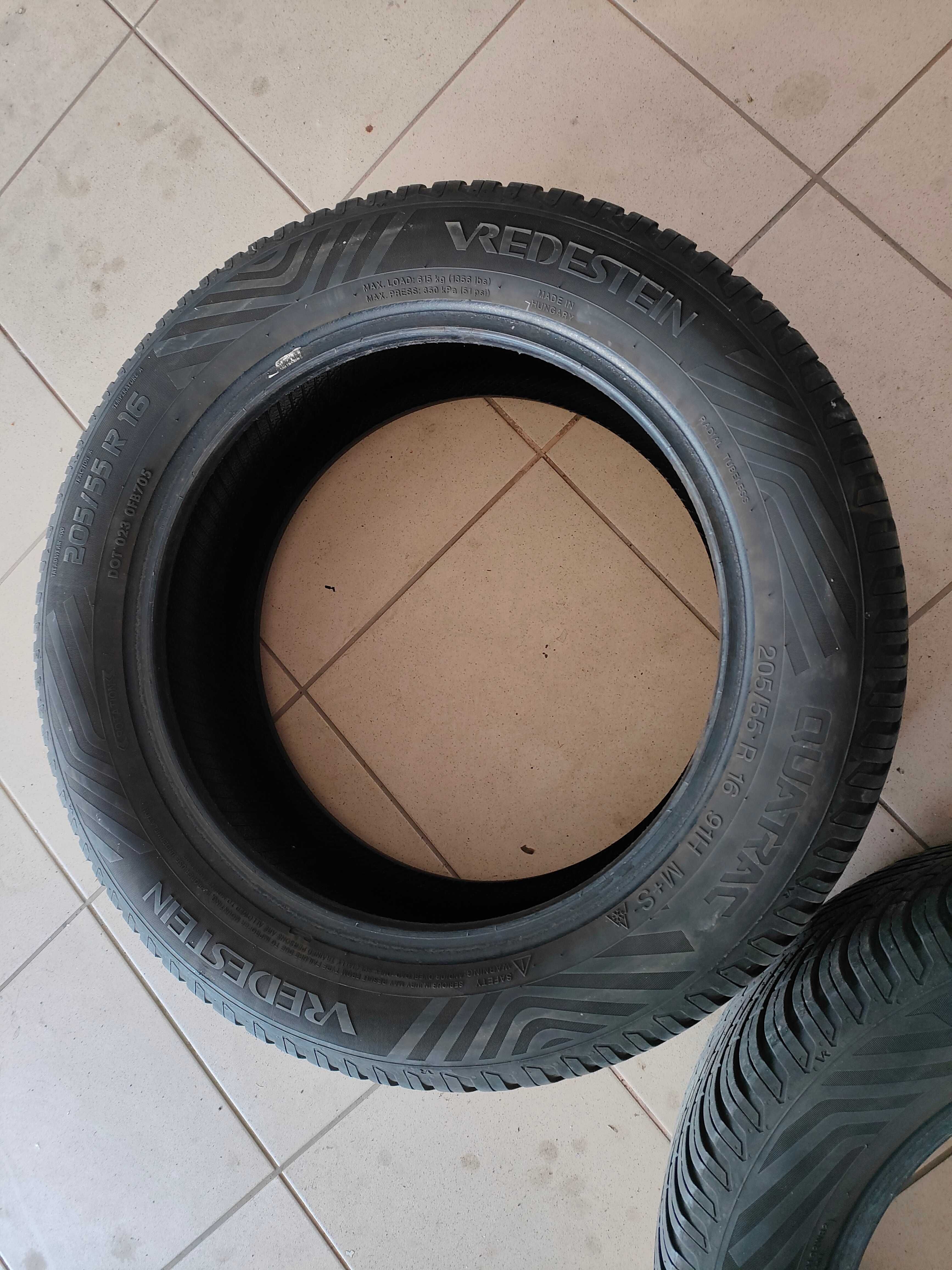 4x Vredestein Quatrac 205/55 R16