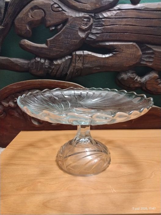 Patera szkło szklana PRL