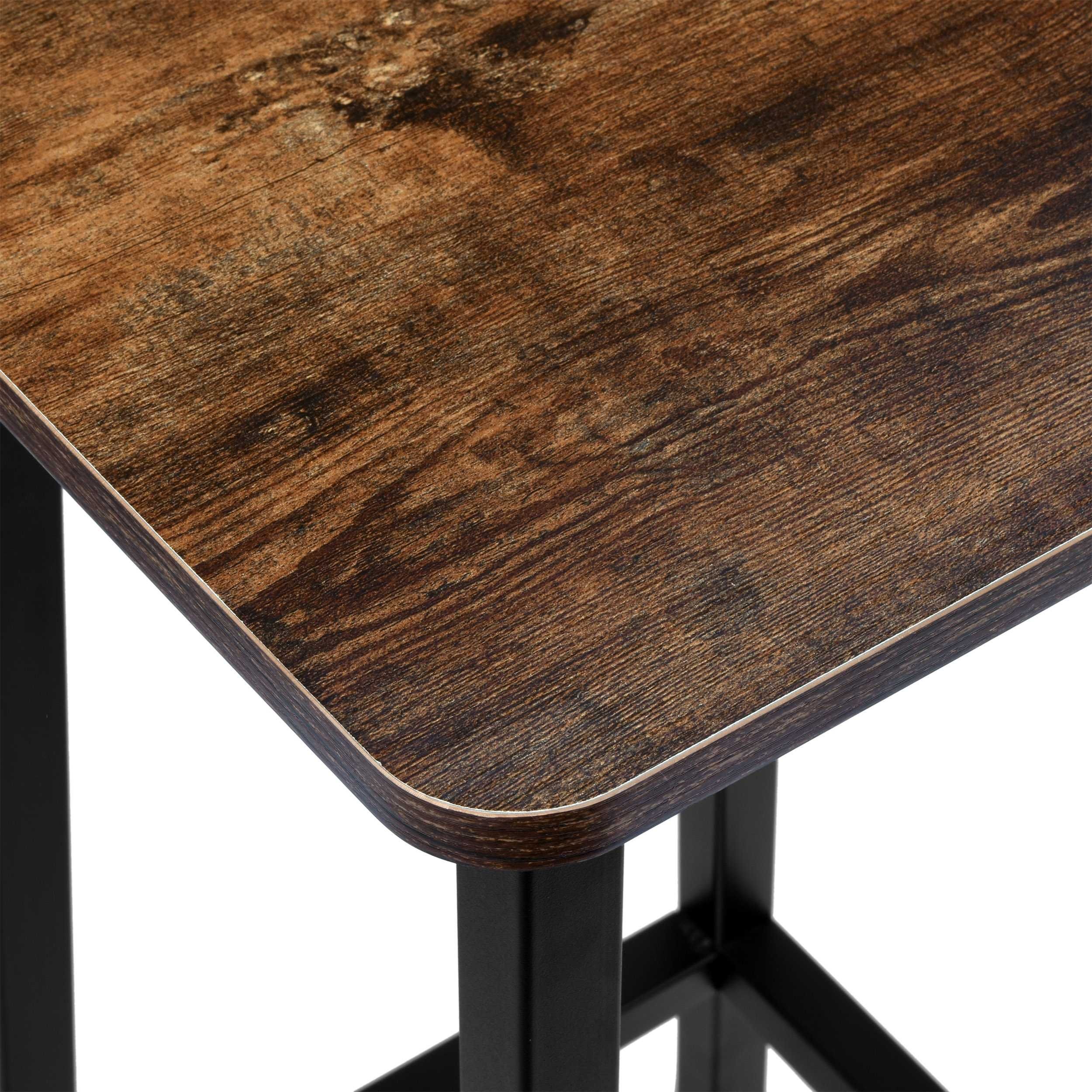 Krzesło barowe metalowe KENT RUSTIC loft