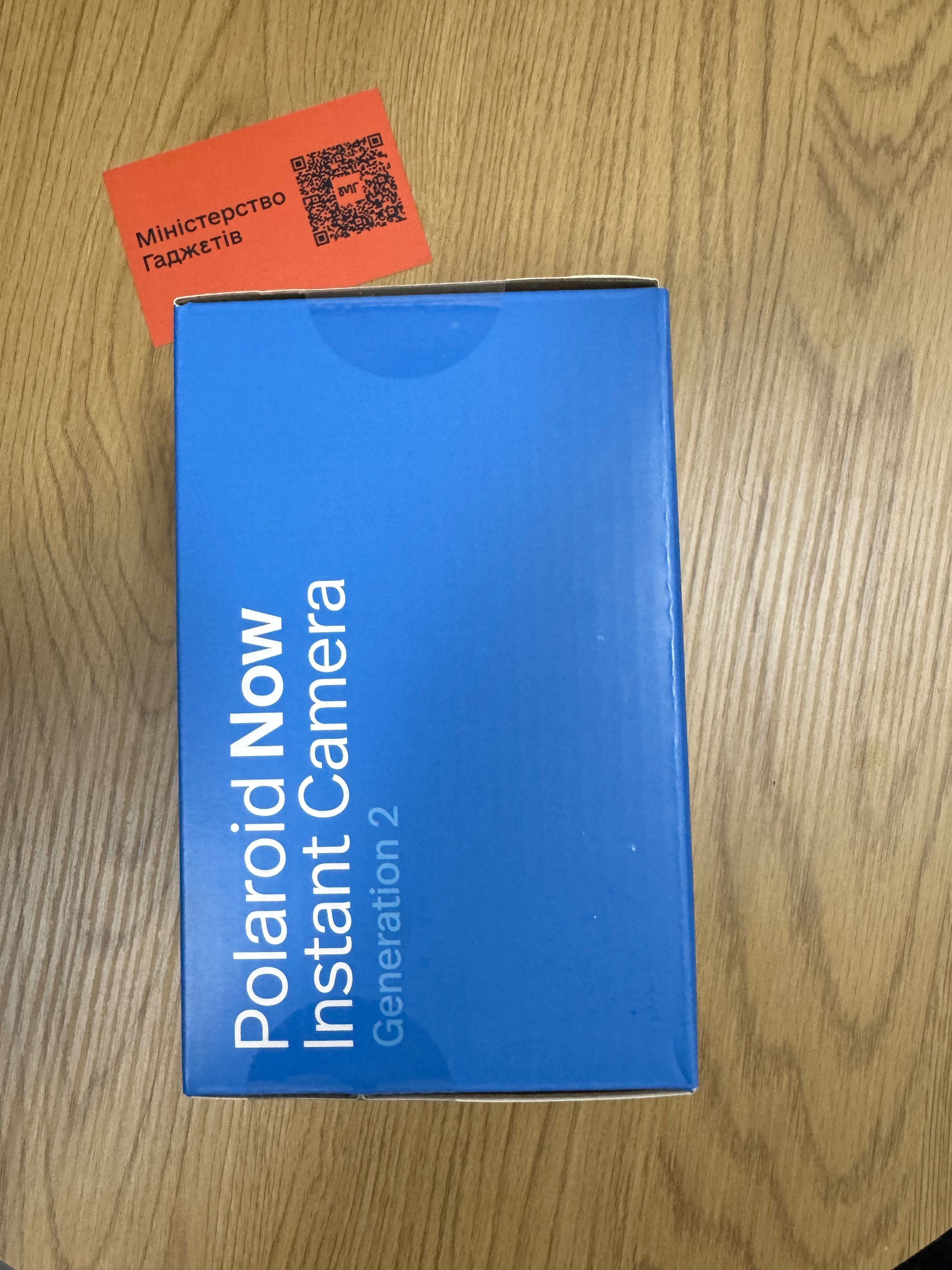 Фотокамера миттєвого друку  Polaroid Now Gen 2 Blue 9073