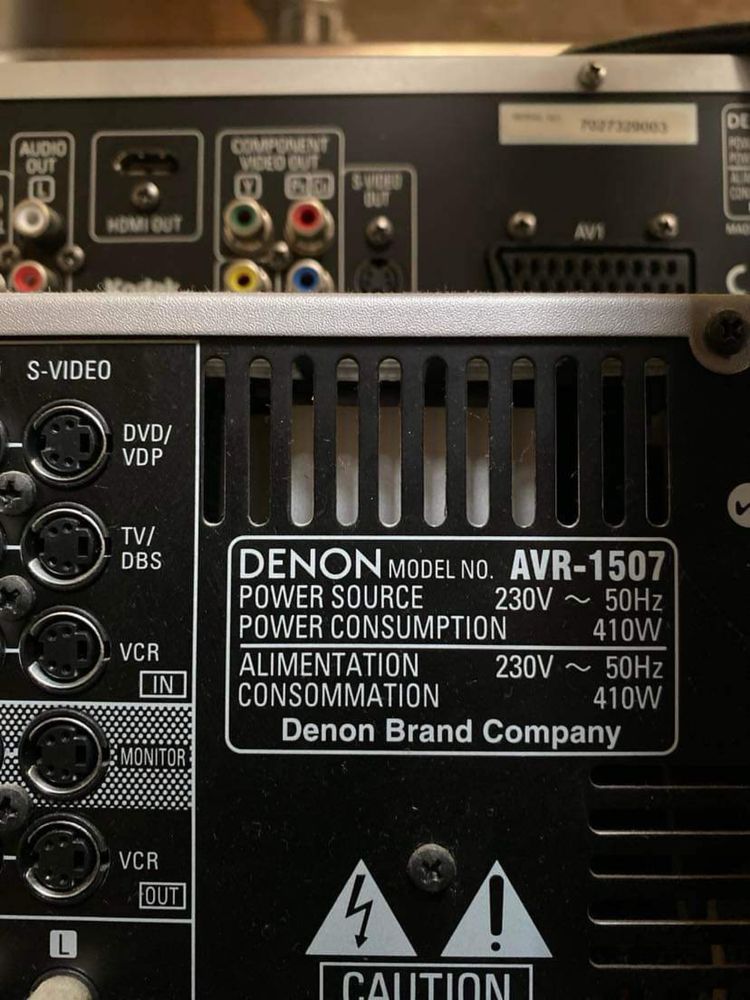 Denon AVR 1507 wzmacniacz i odtwarzacz