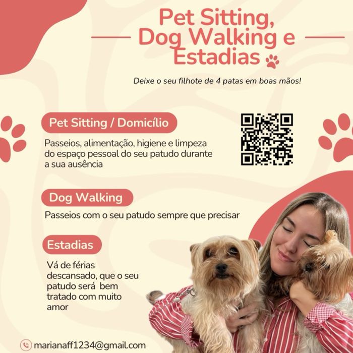 Pet Sitter e Dog Walker/Estadias (Lisboa)