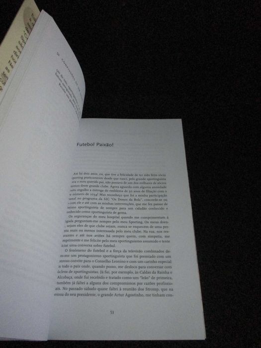 Livro Confissões de um Sportinguista Eduardo Barroso