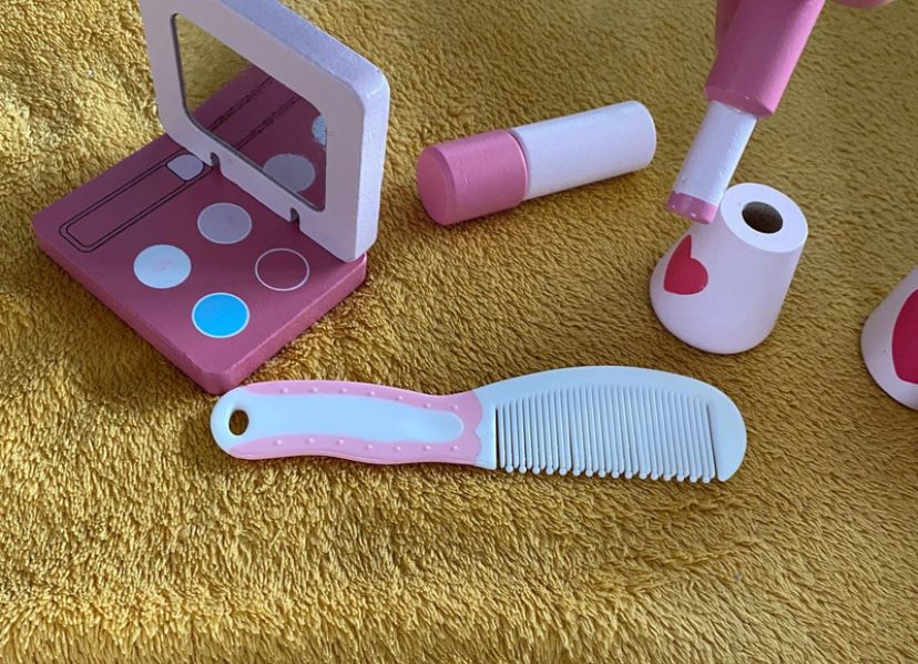 Drewniane toaletka z akcesoriami Tylko odbiór osobisty