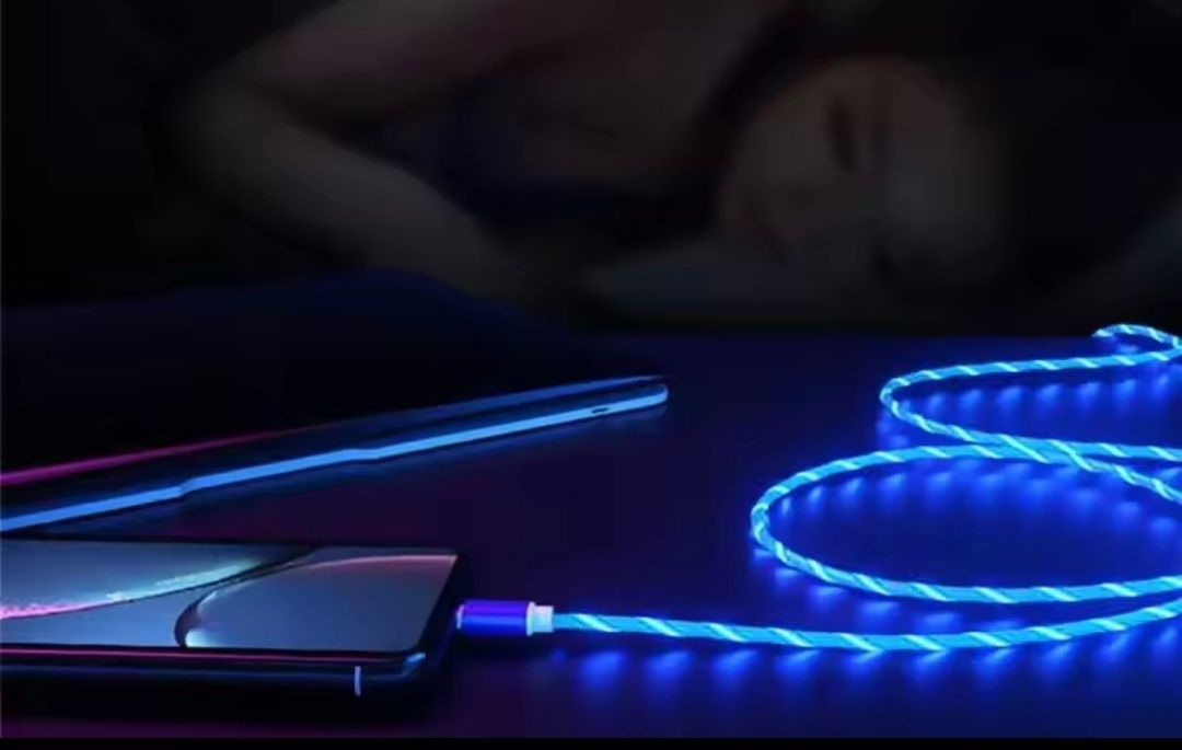 Kabel USB C świecący