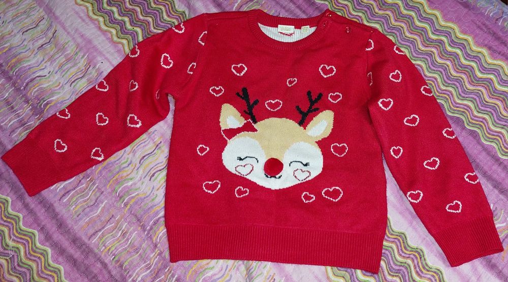 Новорічний светр штани костюм blu kids 2-3 р