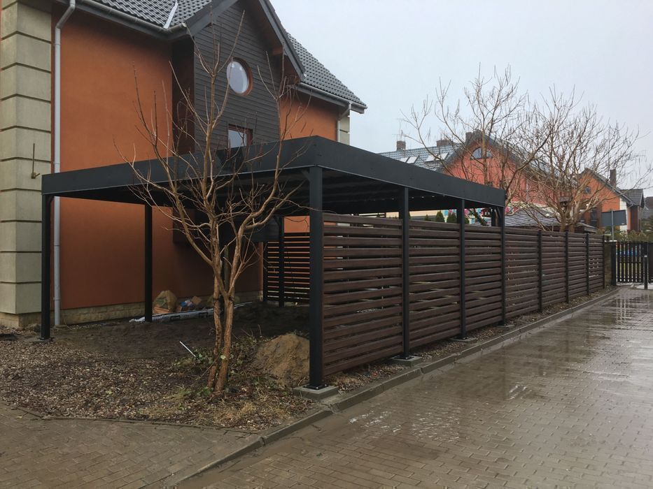 Carport 6x6 - wiata samochodowa garażowa dwustanowiskowa pod wymiar