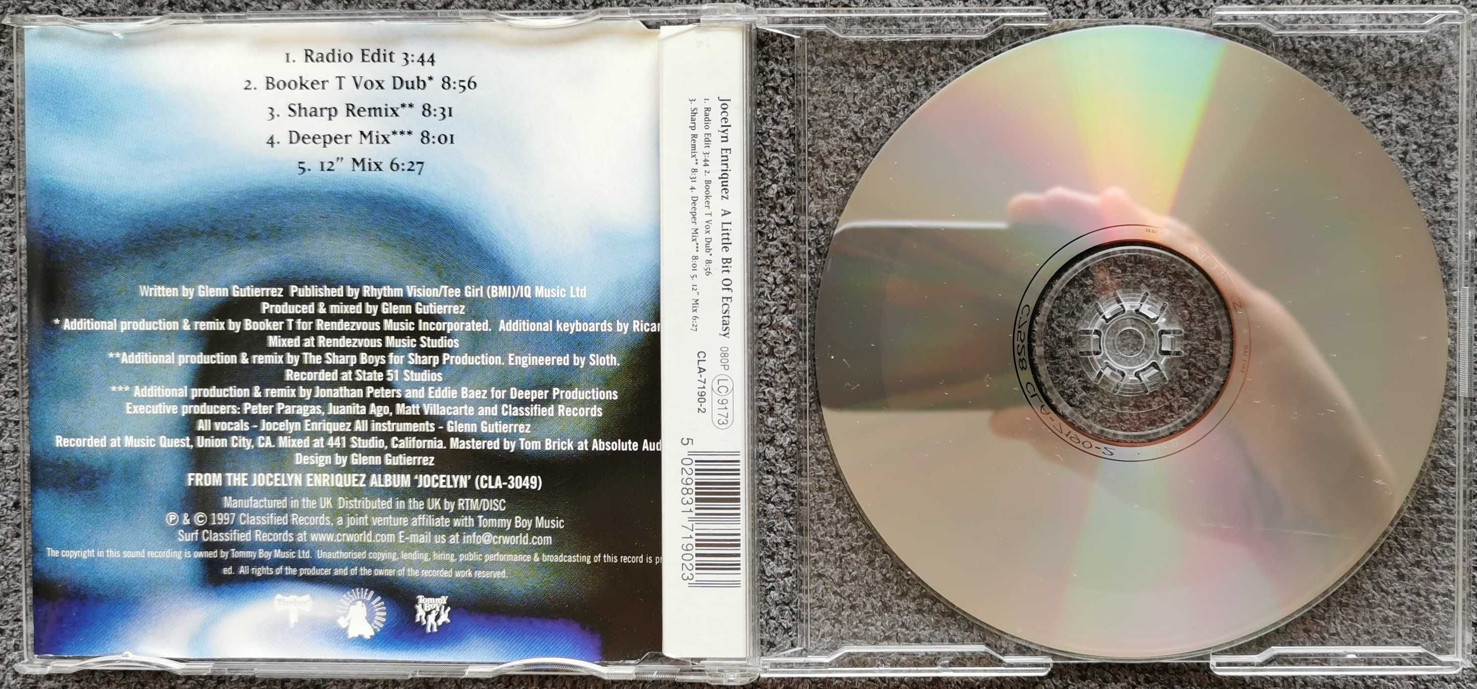 Jocelyn Enriquez - A Little Bit Of Ecstasy (Single) (1997)