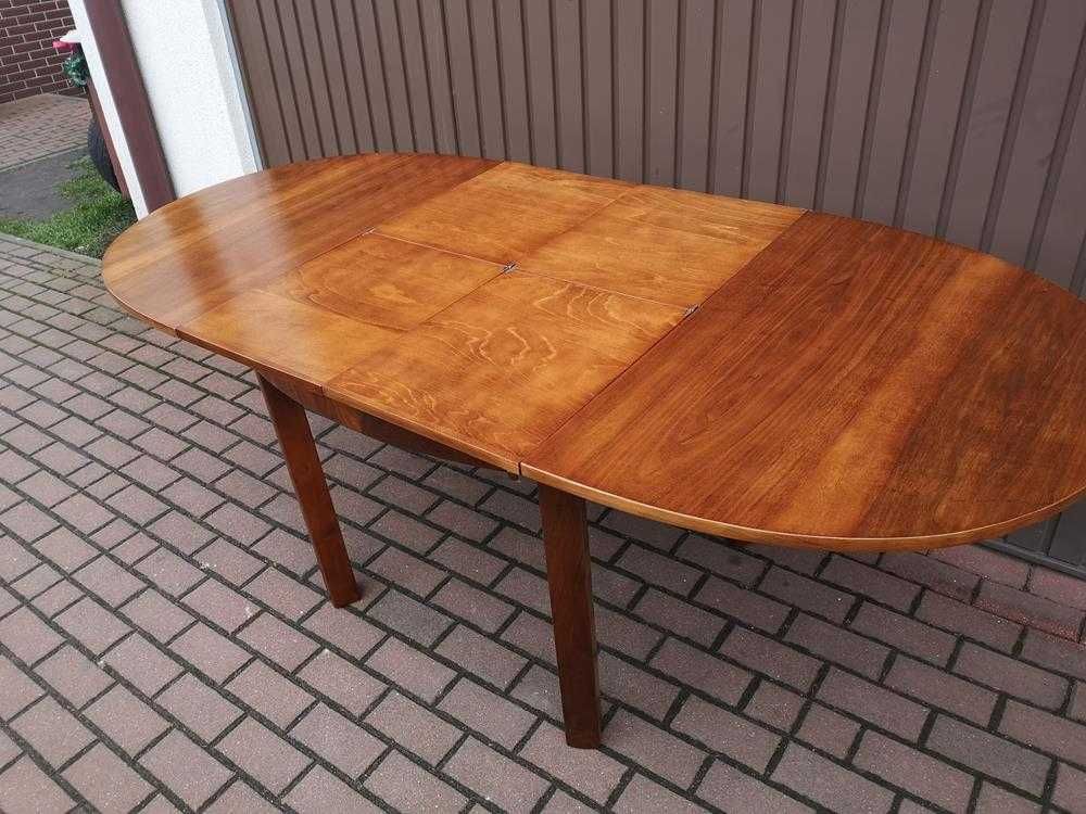 Stół Art-Deco Orzech Zgrabny Stary Antyk Rozkładany Po Renowacji.