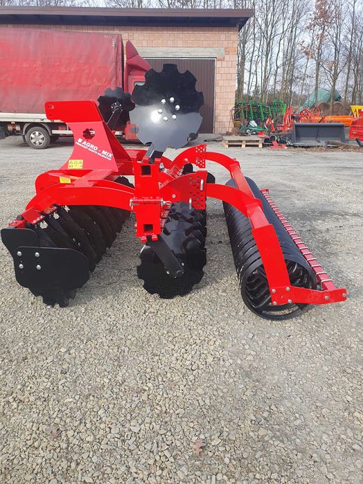 brona talerzowa kompaktowa agregat talerzowy nowy z wałem talerzówka