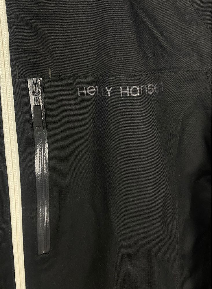 Куртка легкая водоотталкивающая парка Helly Hansen черная XL