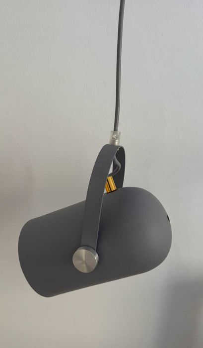 Grey ceiling lamp