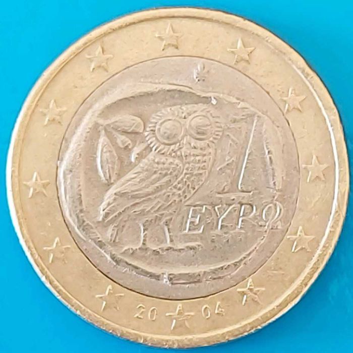 1 Euro de 2004 da Grécia, Coruja