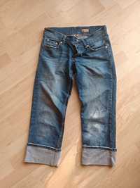 Spodnie jeans 3/4 damskie rozm.S